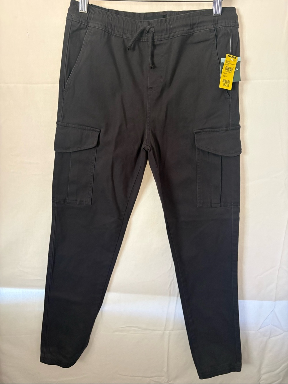 RSQ Black Cargo Jogger Pants